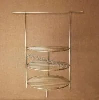 решетка гк для тандыра шах 3-х ярусная d 25 см