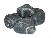 камень для бани серпентенит "черный принц" шлифованный, 10 кг, ведро ант