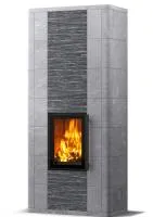 печь-камин tulikivi lampo grafia 2145 мм 