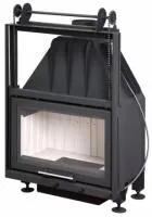 топка каминная альфа 800 к с контргрузом, патрубок ф200, экокамин 