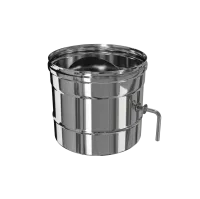 заслонка craft (шибер компактный) нержавеющая (316/0,5мм) ф150