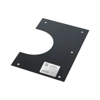 разделка craft потолочная декоративная нерж. (304/0,5 мм), 400*266, с отв. ф250, 2-х состав. черная