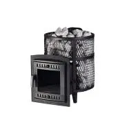 печь для бани прометалл атмосфера m сетка нерж. со стеклом