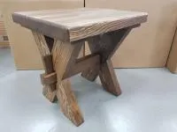 табурет №10 (массив сосны, старение), палисандр, ирб