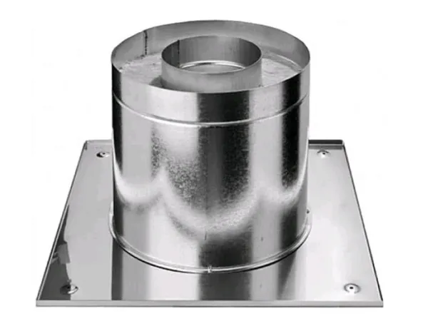 разделка феррум потолочная нержавеющая (430/0,5 мм), 500 ф115 с утеплителем